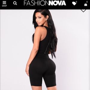 Women’s Bicker short romper (Black)